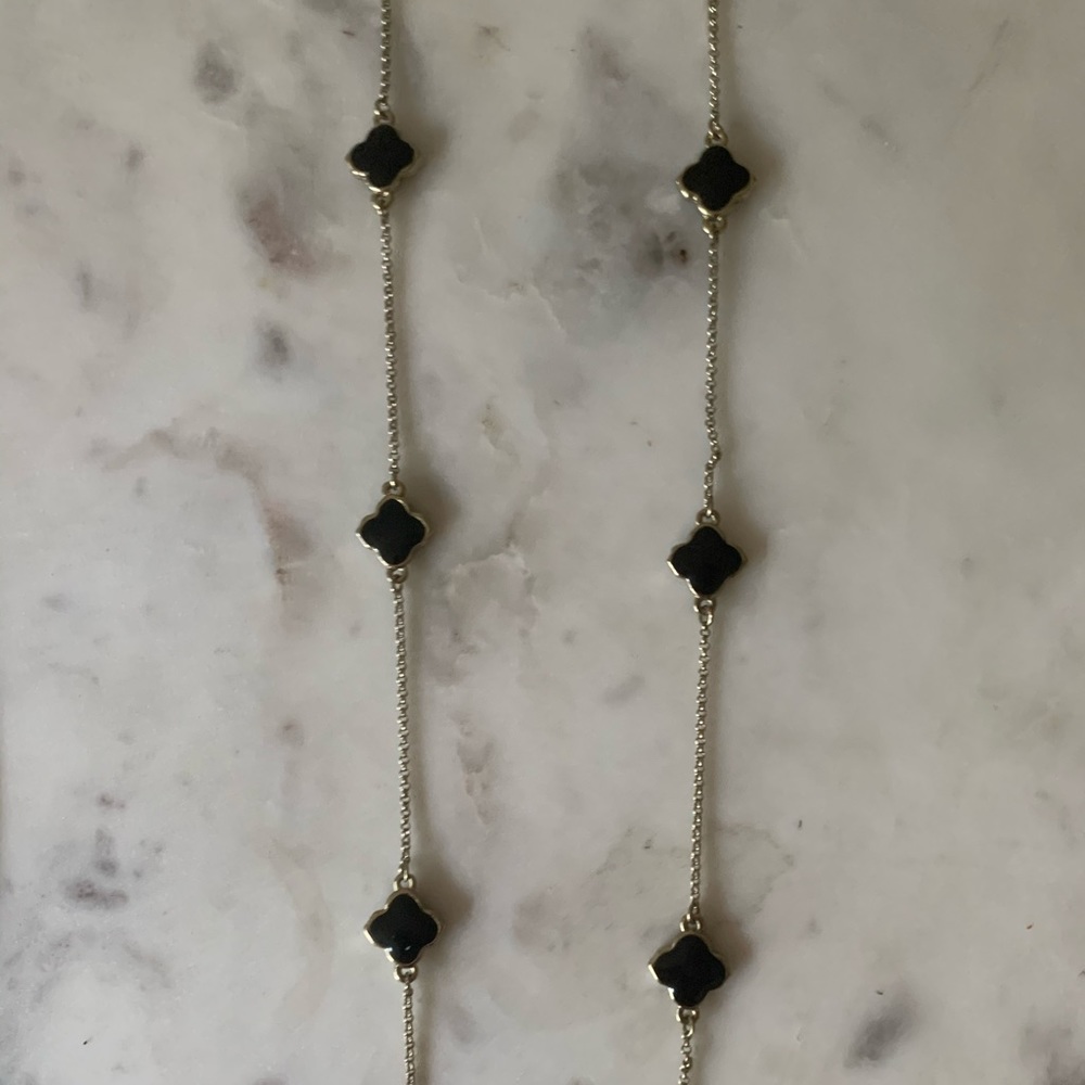 necklaces for women in black ans gold